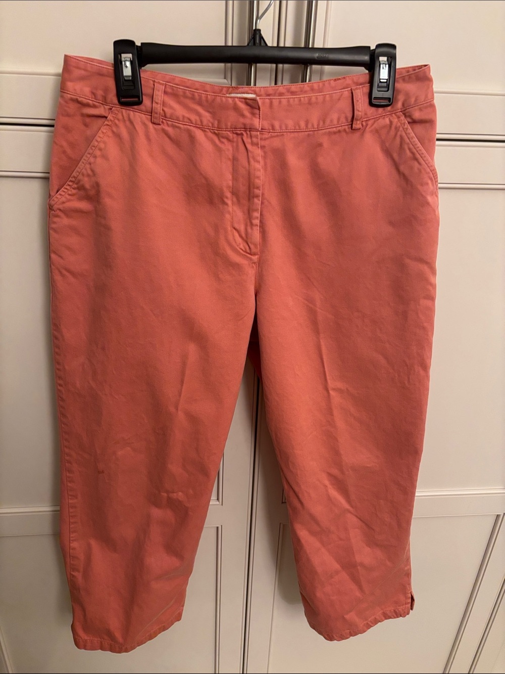 J. Jill Coral Cropped Jeans